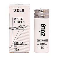 ZOLA White Thread - нитка для разметки бровей, белая