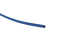 Кембрик термоусадковий 100 см, d = 3 синій Apro