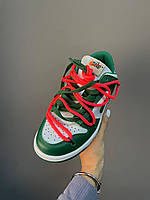 Nike SB Dunk x Off White Pine Green хорошее качество кроссовки и кеды хорошее качество Размер 36
