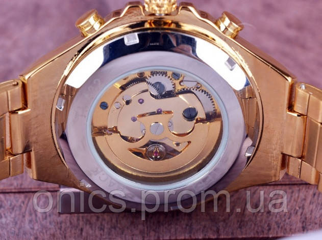 Мужские механические часы Winner Skeleton хорошее качество - фото 6 - id-p1946658507