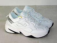 Мужские кроссовки Nike M2K Tekno белые, качественные спортивные деми кроссы