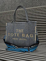 Marc Jacobs Medium Tote Bag Jeans/White женские сумочки и клатчи хорошее качество