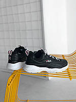 Fila Ray Black White хорошее качество кроссовки и кеды хорошее качество Размер 36