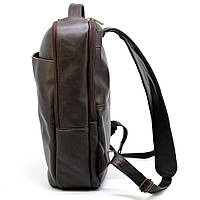 Кожаный мужской рюкзак коричневый TARWA GC-7280-3md хорошее качество