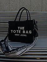 Marc Jacobs Medium Tote Bag Black/White женские сумочки и клатчи хорошее качество