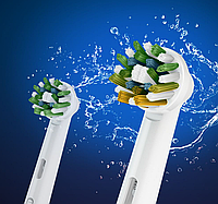 Oral-B Cross Action EB 50 RB Clean Maximiser (4 шт.) Упаковка зубных насадок Braun