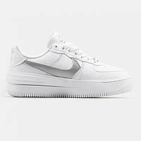 Nike Air Force 1 PLT.AF.ORM White хорошее качество кроссовки и кеды хорошее качество Размер 36