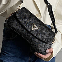 Guess Cordelia Flap Shoulder Bag Black 28 х 15 х 6 см хорошее качество женские сумочки и клатчи хорошее