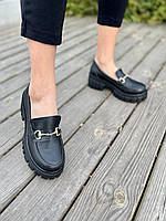 Gucci Loafers Black хорошее качество кроссовки и кеды хорошее качество Размер 36