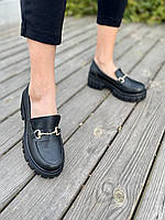 Gucci Loafers Black хорошее качество кроссовки и кеды хорошее качество Размер 40