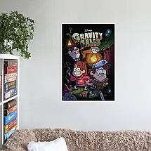 Плакат "Гравіті Фолз, Gravity Falls", 60×41см, фото 2