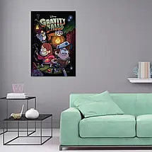 Плакат "Гравіті Фолз, Gravity Falls", 60×41см, фото 2