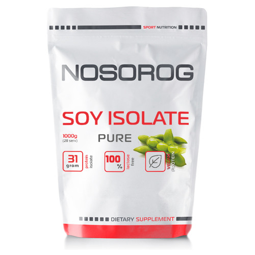 Соєвий протеїн ізольят Soy isolate 1кг (Банан)