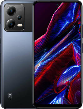 Смартфон Xiaomi Poco X5 5G 8/256 GB Black (Global), NFC, 48+8+2/13Мп, Snapdragon 695, AMOLED 6.67", 5000 mAh