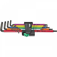 Набор Г-образных ключей WERA, 967/9 TX XL Multicolour 1 Multicolour, удлиненный