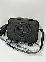 Gucci Blondie Small Shoulder Bag Total Black 20 х 16 х 8 см хорошее качество женские сумочки и клатчи