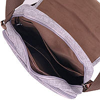 Мужская сумка через плечо из текстиля 21263 Vintage Серая хорошее качество
