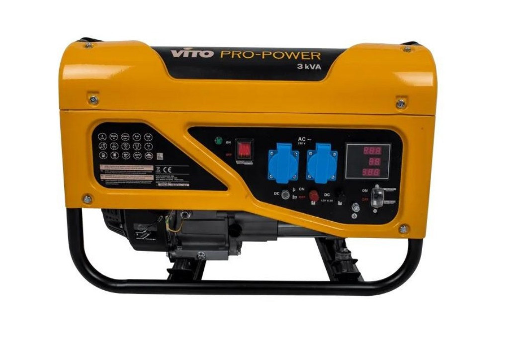 Бензиновий електрогенератор VITO LT3600S 2.5кВт-3.0кВт бензиновий генератор для дому генератор бензиновий портативний, фото 1