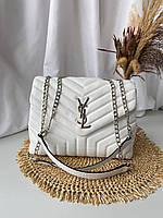 Yves Saint Laurent White 26x18x10 гарна якість жіночі сумочки та клатчі гарна якість
