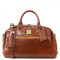 Дорожная кожаная сумка - Малый размер Tuscany TL141405 Voyager (Мед) хорошее качество