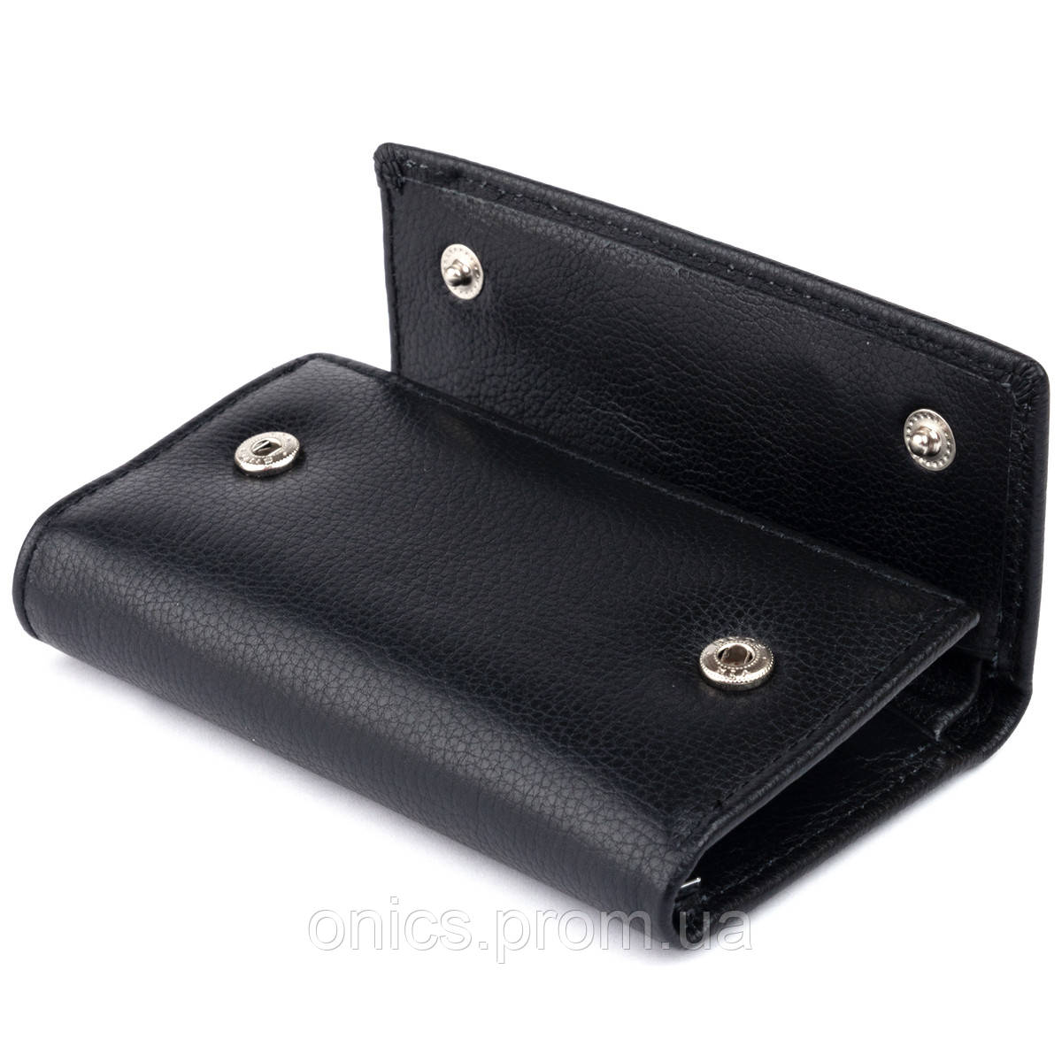 Ключница-кошелек женская ST Leather 19221 Черная хорошее качество - фото 4 - id-p1946682659