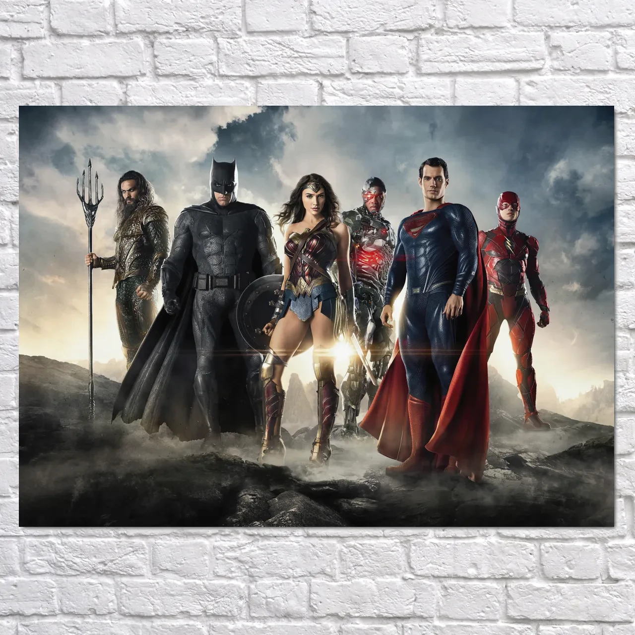 Плакат "Ліга Справедливості, Супермен, Justice League (2017)", 43×60см