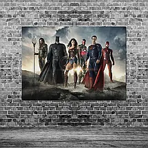 Плакат "Ліга Справедливості, Супермен, Justice League (2017)", 43×60см, фото 3