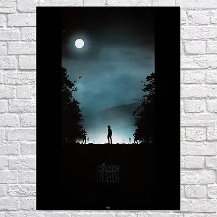 Плакат "Ходячі мерці, The Walking Dead, TWD", 60×43см, фото 2