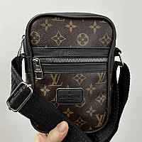 Louis Vuitton Vertical Messenger Bag Brown manbag 14 x 18 x 5 см Мужские сумки и барсетки хорошее качество