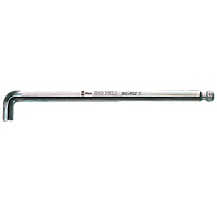 Г-образный ключ WERA, 950 PKLS, метрический, хромированный, 05022041001, 2.0×100мм