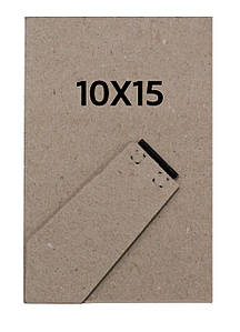 Задня стінка картон із ніжкою для фоторамки 10х15 см.