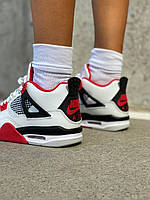 Nike Air Jordan Retro 4 Fire Red хорошее качество  кроссовки и кеды хорошее качество  Размер  37