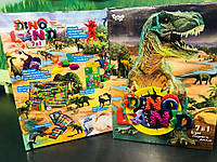 Набор для креативного творчества Dino Land 7в1 Danko Toys DL-01-01U детский Дино викторина тесто слайм вулкан