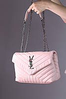 YSL 30 silver pink женские сумочки и клатчи хорошее качество