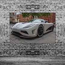 Плакат "Гіперкар Koenigsegg Agera R", 40×60см, фото 3