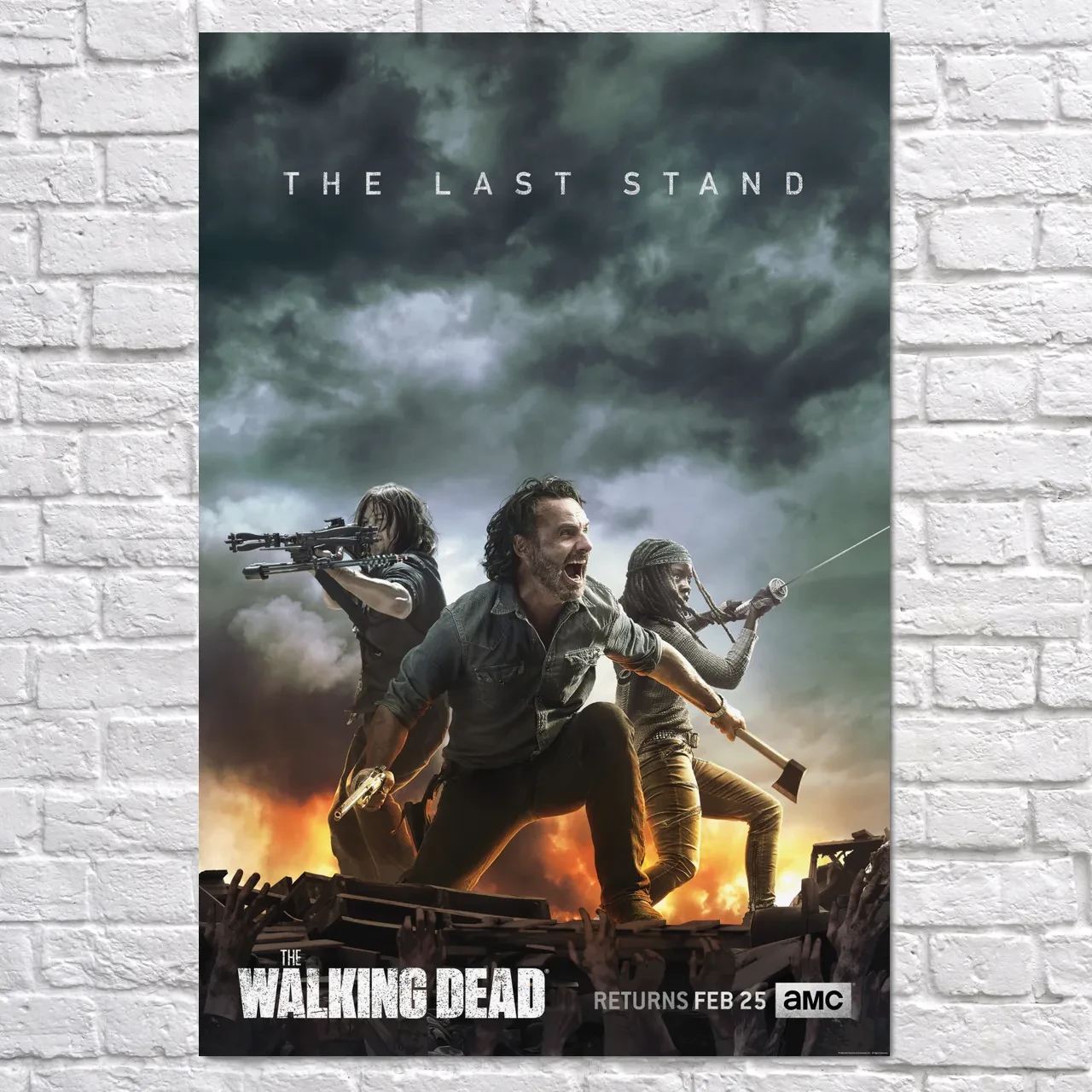 Плакат "Ходячі мерці, The Walking Dead, TWD", 60×41см