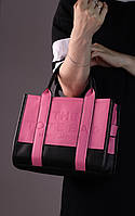 Marc Jacobs tote bag black/pink женские сумочки и клатчи хорошее качество