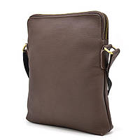 Мужская сумка через плечо кожа коричневый флотар FC-1048-3md TARWA хорошее качество