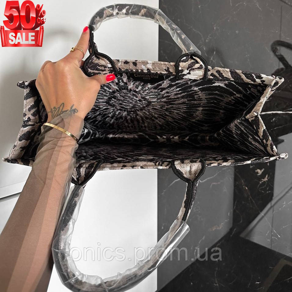 Модная женская сумочка Dior универсальные сумки для шопинга дамская удобная сумка хорошее качество - фото 3 - id-p1946650980