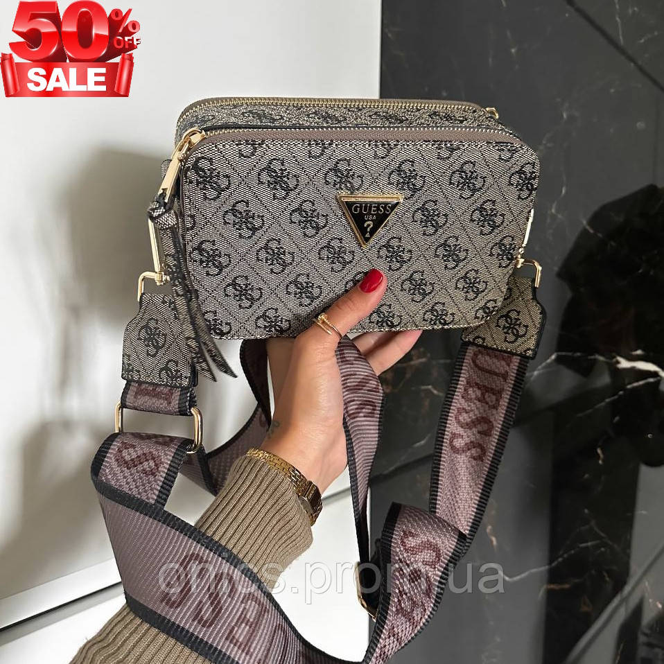 Модная женская сумка через плечо Guess Crossbody хорошее качество - фото 7 - id-p1946650992