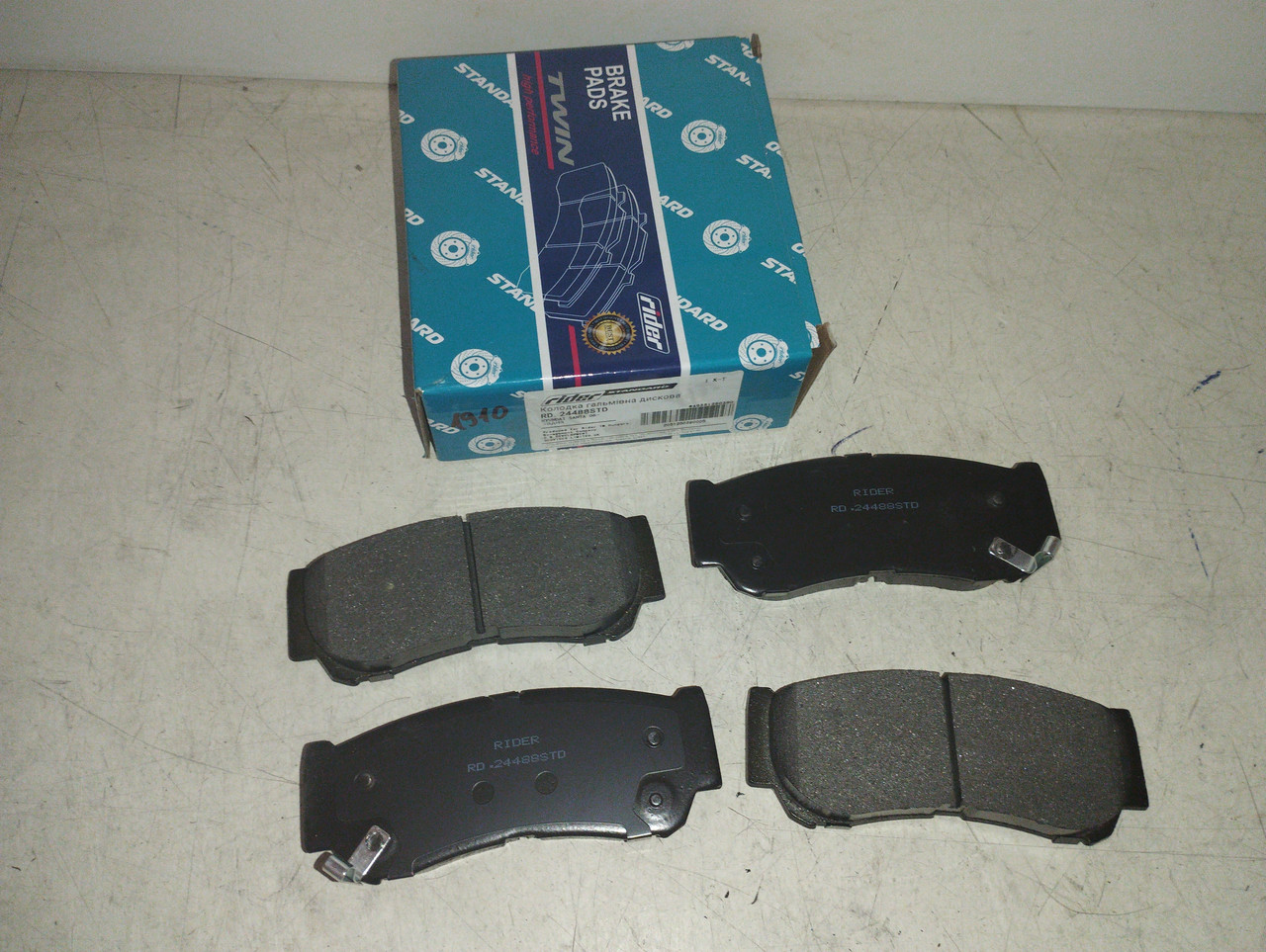 RIDER Колодки гальмівні задні HYUNDAI SANTA FE 2.2 2.7 06-, H-1, фото 1