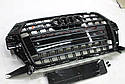 Решітка радіатора Audi Q3 2015-2018 у стилі SQ3 (All Black), фото 2