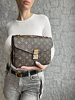 Louis Vuitton Pochette Metis Brown 25/18 хорошее качество женские сумочки и клатчи хорошее качество