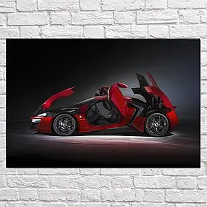 Плакат "Суперкар Лікан, гиперкар, Lykan HyperSport", 40×60см