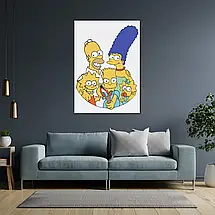 Плакат "Сімпсони та Барт з рогаткою, Simpsons", 60×43см, фото 3