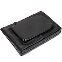 Кожаная мужская сумка для ноутбука GRANDE PELLE 11437 Черный хорошее качество