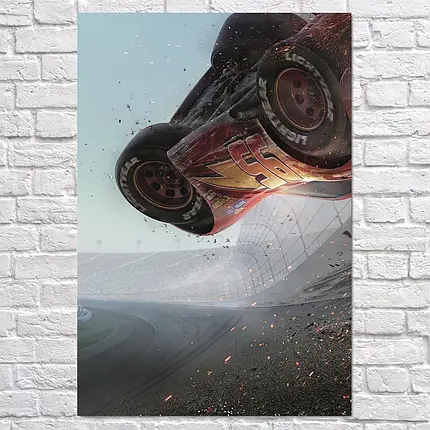 Плакат "Тачки 3, Cars 3", 60×41см, фото 2