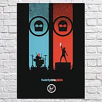 Плакат "Twenty One Pilots, 21 Pilots", 60×43см