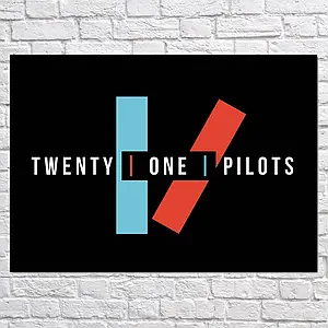 Плакат "Twenty One Pilots, 21 Pilots", 43×60см