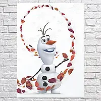 Картина на холсте "Холодное Сердце 2, Олаф, Frozen 2", 42×30см